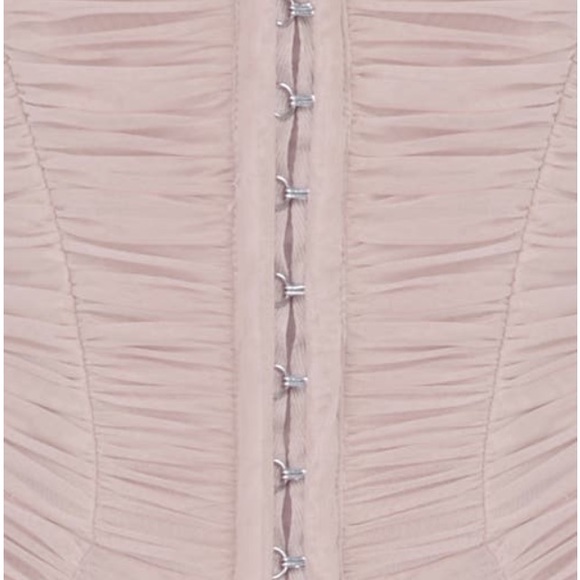 NWT House of CB Crystal Cate Ruched Mini Dress - Sz L - Picture 5 of 12